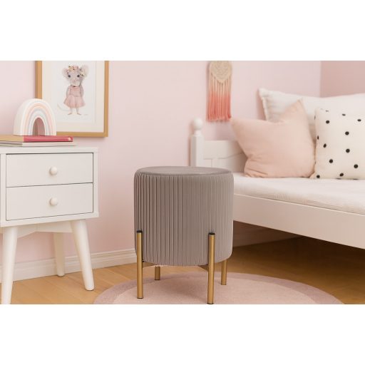 Kerek puff lábakon 28 x 42 cm