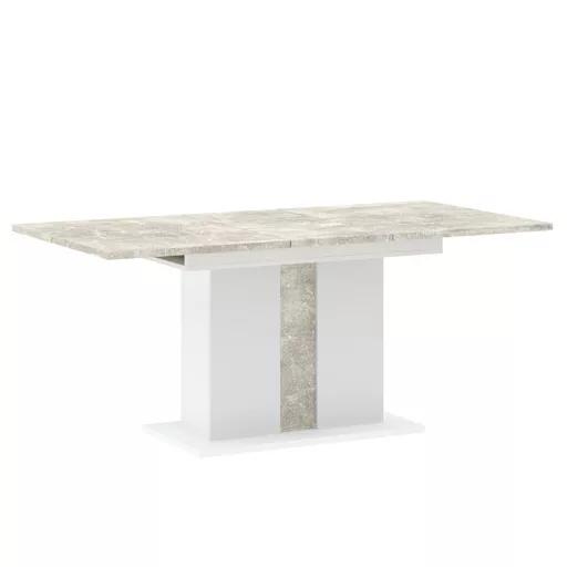 GREYS asztal | Beton + Fehér