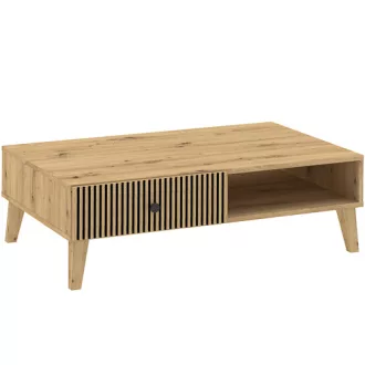 BERLIN 2 fiókos dohányzóasztal | Artisan Tölgy