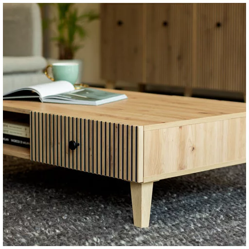 BERLIN 2 fiókos dohányzóasztal | Artisan Tölgy