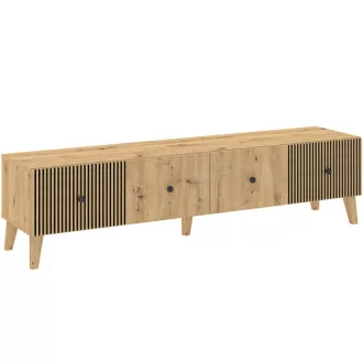 BERLIN TV-szekrény, 180 cm, 2 ajtós | Artisan Tölgy
