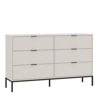 DECO 6 fiókos szekrény/komód | Kasmír