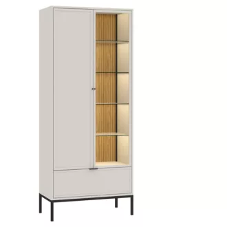DECO magas vitrines szekrény | Kasmír