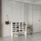 Tisso 20 polcos cipősszekrény, Fehér, 104 x 30 x 100 cm