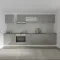 Karo V32 konyhabútor 28 mm-es Thermo munkalappal, Fényes szürke / Fehér, MDF, 340 cm