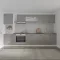 Karo V33 konyhabútor 28 mm-es Thermo munkalappal, Fényes szürke / Fehér, MDF, 340 cm