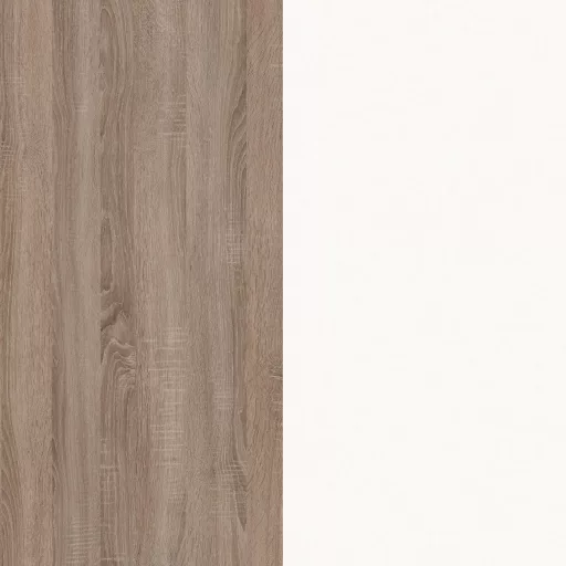 Ara konyhabútor, Sötét sonoma tölgy / Fehér, 120 cm