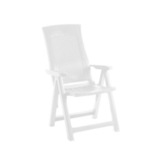 Rango rattan hatású kerti szék  Fehér  R