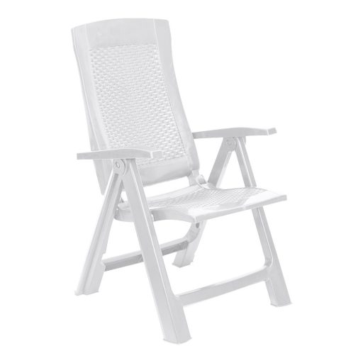 Rango rattan hatású kerti szék  Fehér  R