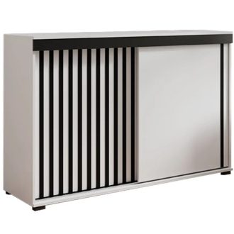 Malani 120 Tolóajtós Komód 120cm, Fehér