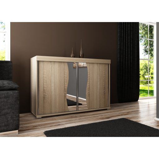 Tablet 2 120 Tolóajtós Komód 120cm, Sonoma Tölgy