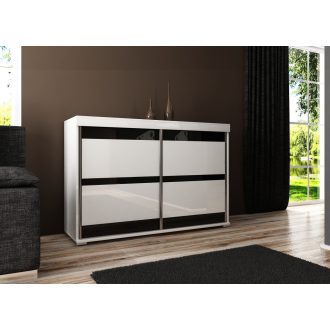 Tablet 5 120 Tolóajtós Komód 120cm, Fehér